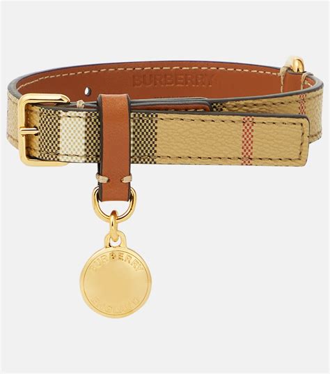 burberry dog collar large|Burberry Check faux leather dog collar in multicoloured .